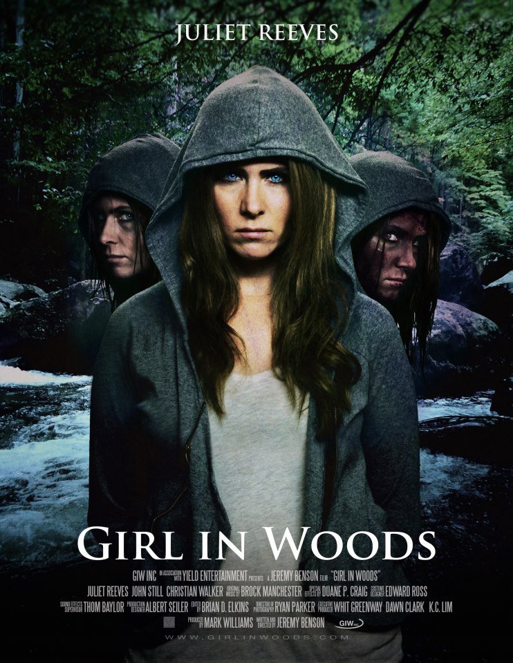 постер Девушка в лесу